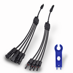 One To Four Y Branch Cable Connection
