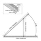 1180 mm verstellbares Solarpanel-Stativhalterungssystem