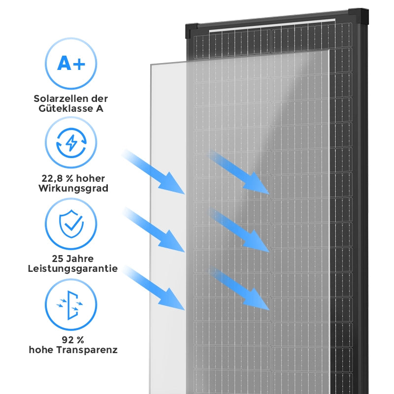 100 Watt Solarmodul 