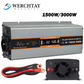 1500W/3000W Reiner Sinus Wechselrichter 12V auf 230V – Wechselrichter mit LCD-Anzeige