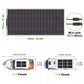 200 Watt flexibles Solarpanel