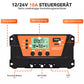 30A/10A PWM Solar Laderegler 12/24V mit USB-Anschluss für Solarmodule